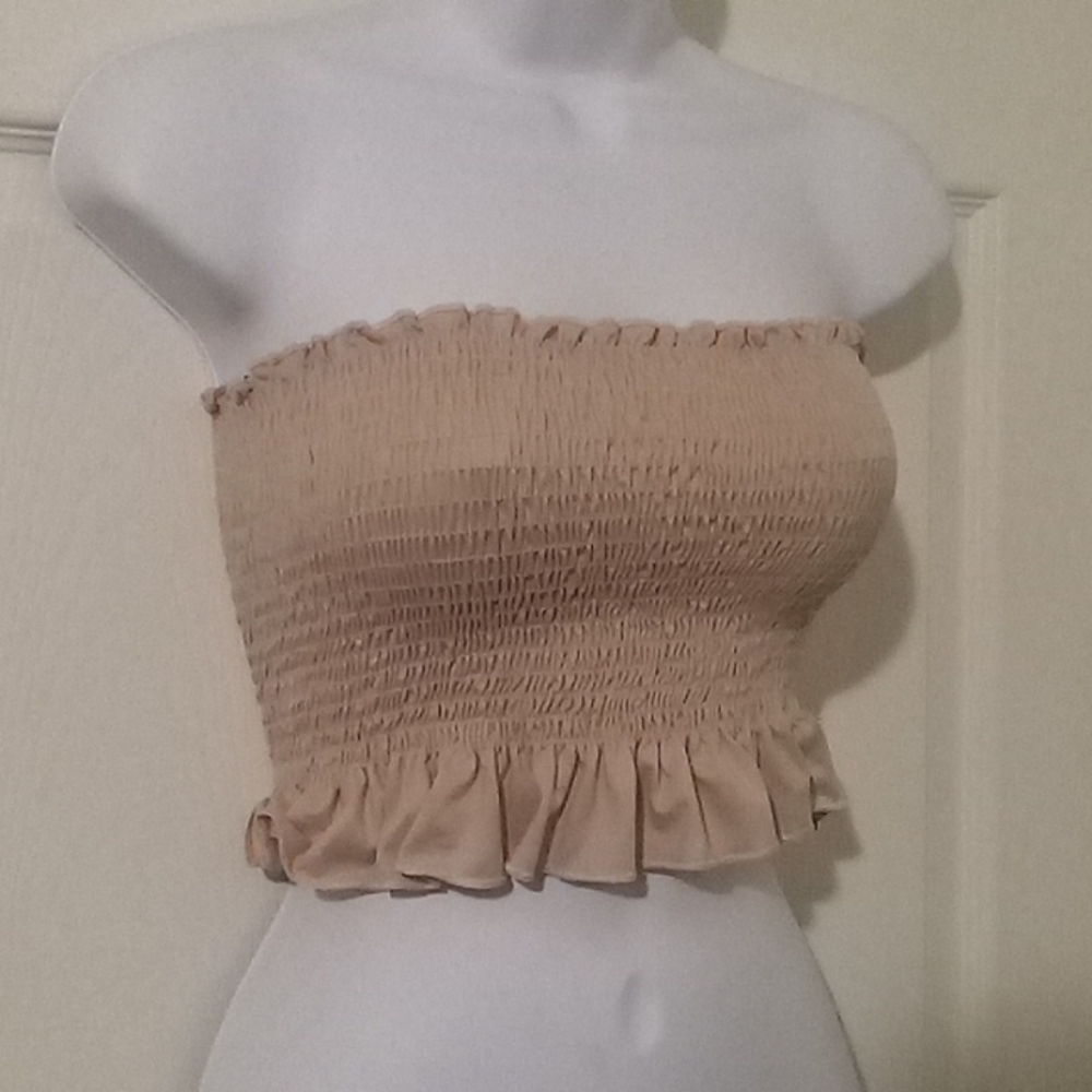 (Clearance) Forever 21 Powder Pink Tube Top - Picture 2 of 6